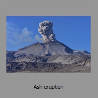 Ash eruption
